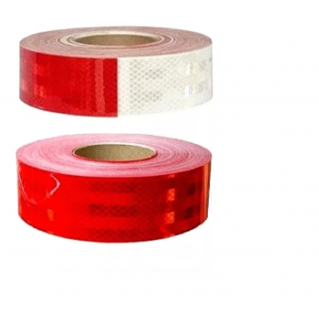 Cinta Reflectiva  Roja Rollo De 5 Cms X 45.7 Mts - Electromanfer